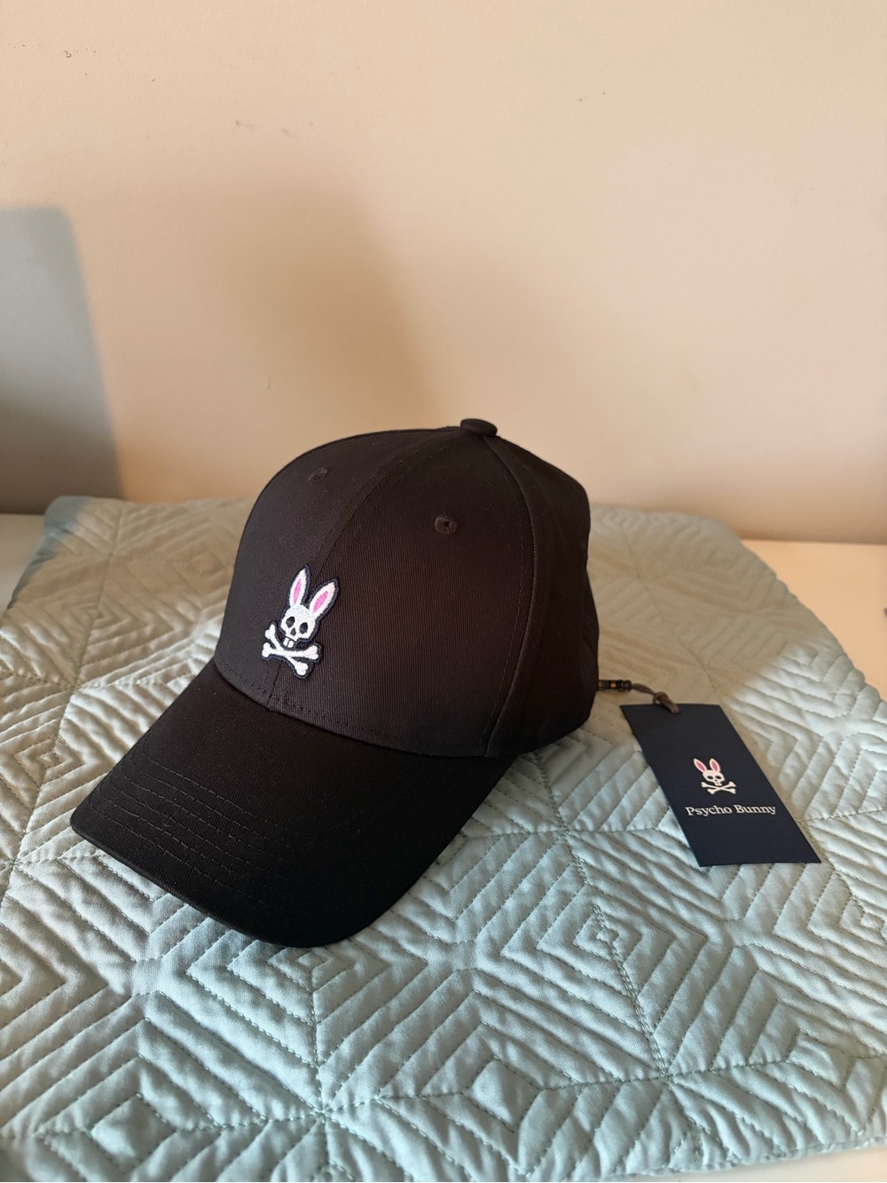 Psycho Bunny Black Cap NEW